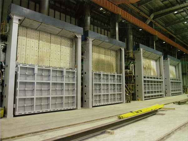 Chamber type gas heating furnace